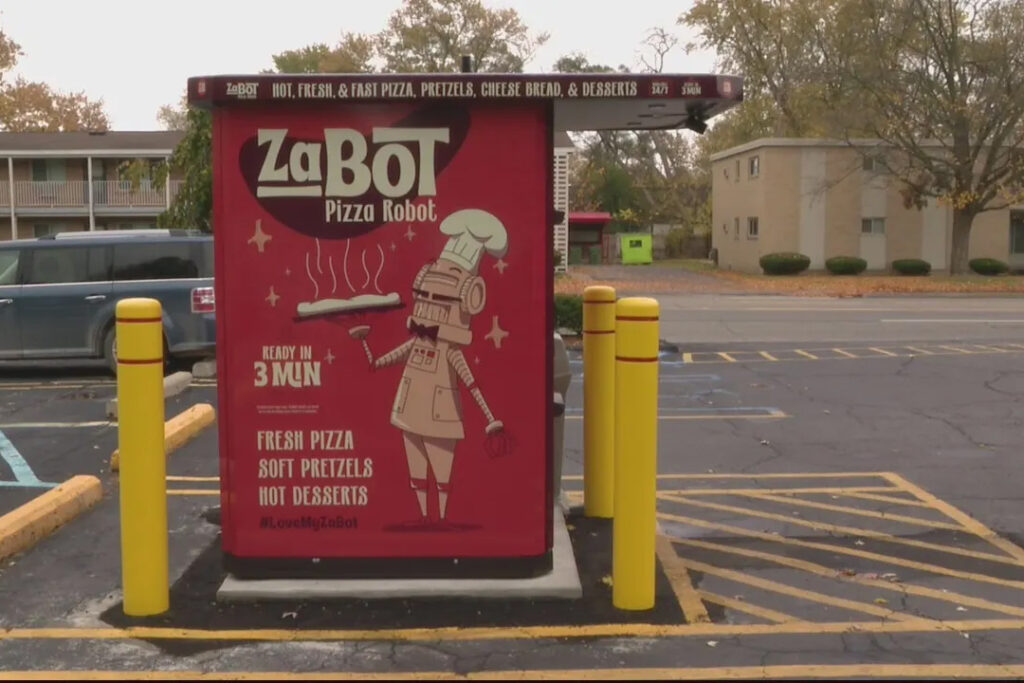 ZaBot Pizza Robot machine